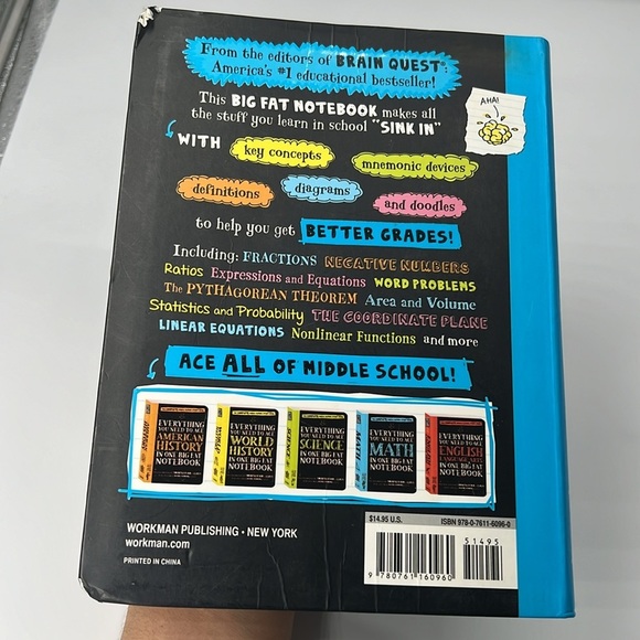 Everything You Need to Ace Math in One Big Fat Notebook Middle School Guide - Picture 2 of 15